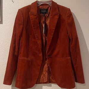 Banana Republic Women's Corduroy Blazer - Burnt Orange